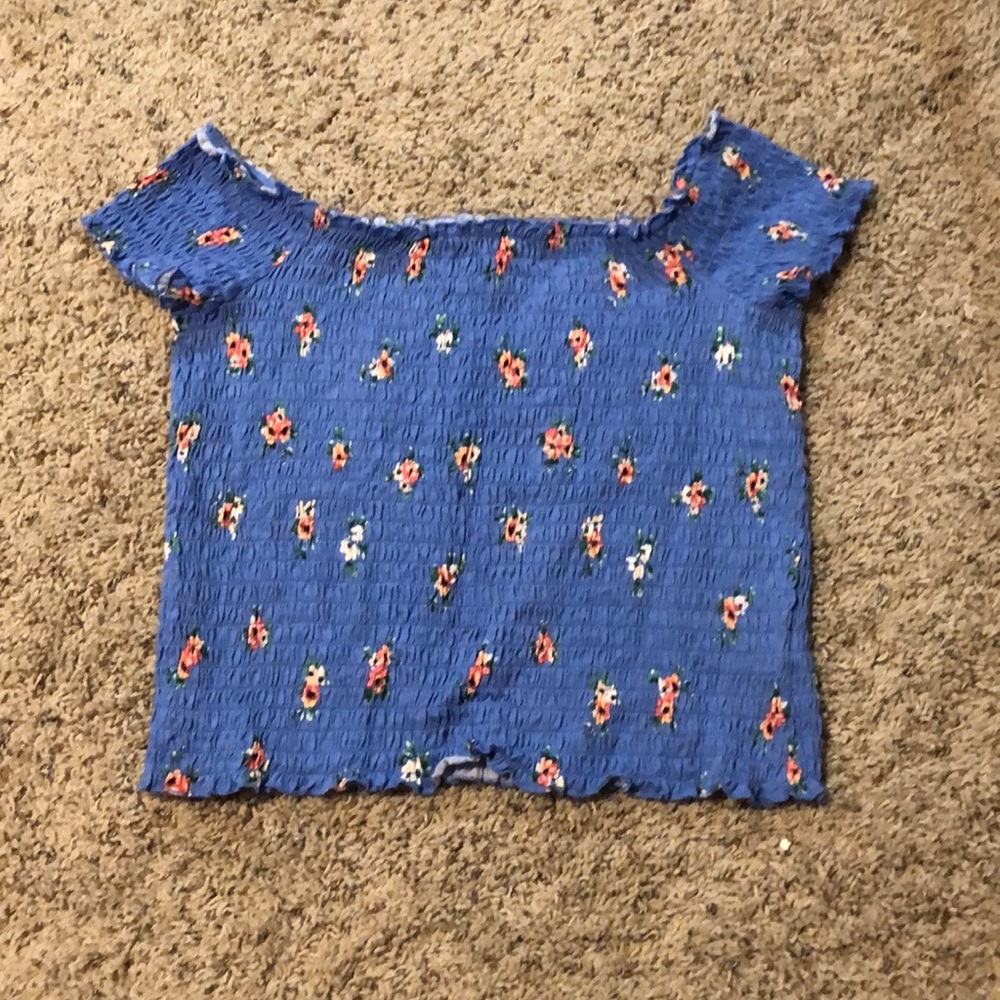 Off the shoulder crop top